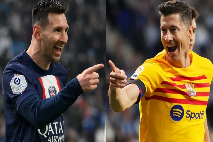 Messi və Levandovski liqa bombardiri sayında bərabərləşdilər
