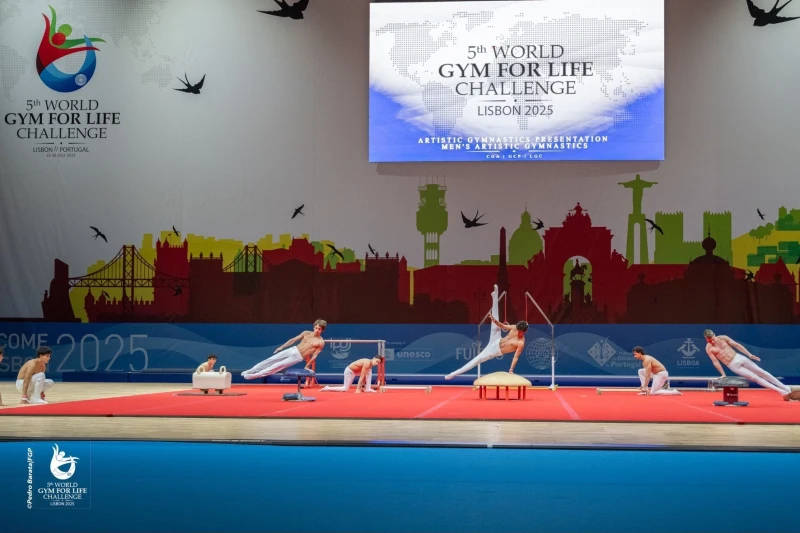 Azerbaijani gymnasts take second place at the 5th World Gym for Life Challenge