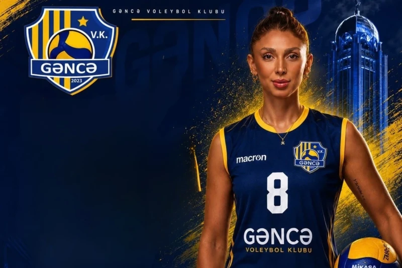“Gəncə” voleybol klubu Ülkər Kərimova ilə müqavilə imzalayıb