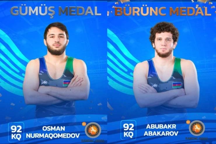 Azerbaijani wrestlers won two more medals at the ranking tournament