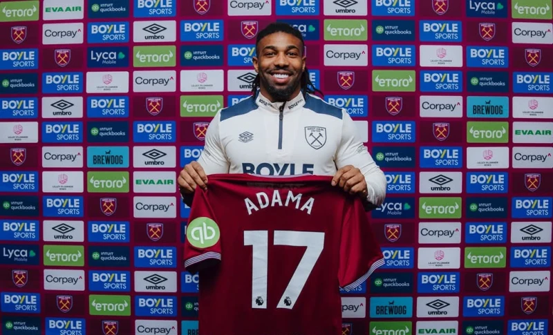 Adama Traore West Ham'de - Resmi