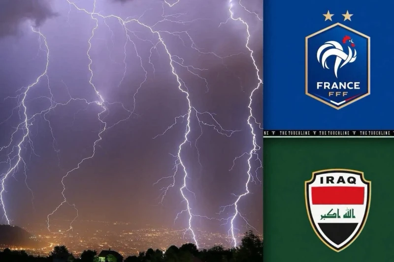 Fransa - İraq oyunu hava şəraiti səbəbindən təxirə sala bilər