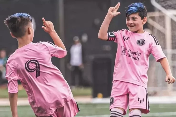 Messi və Suaresin oğullarının İnter Mayamidəki qol sevinci sosial mediada viral oldu