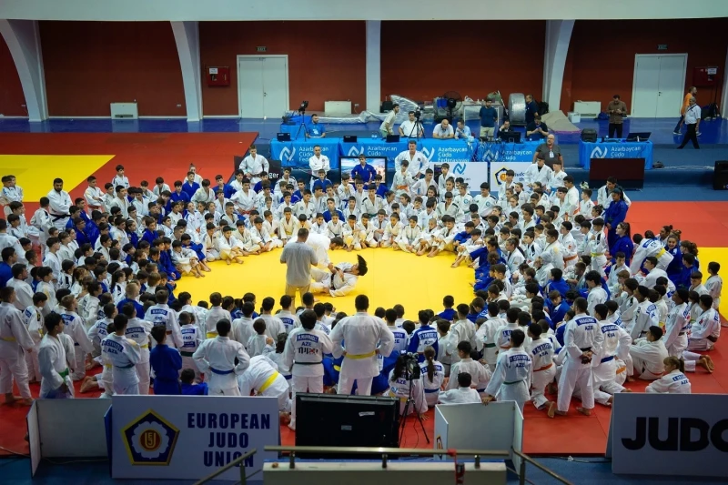 International training sessions of the European Judo Union started in Baku - PHOTO