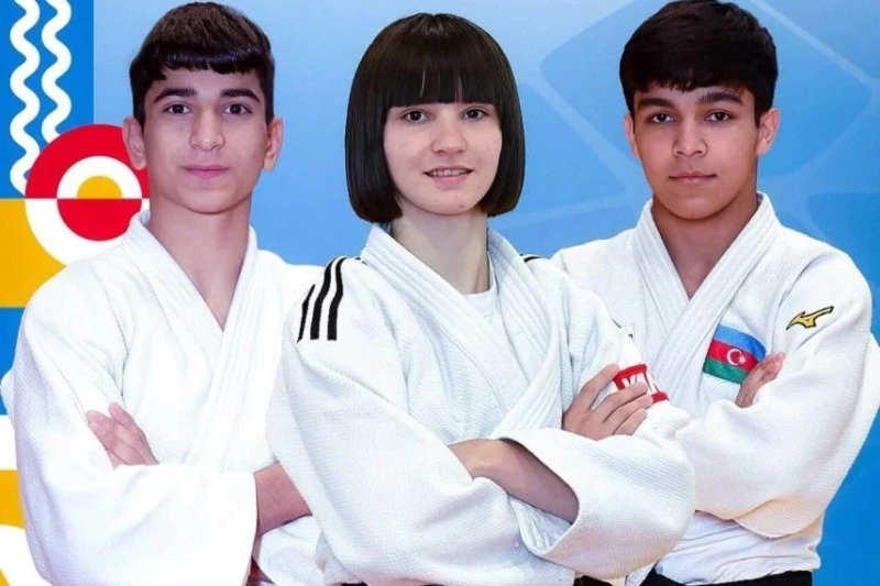 Azerbaycanlı judocular Avrupa Gençlik Yaz Olimpiyatları Festivali'nde 3 altın madalya kazandı