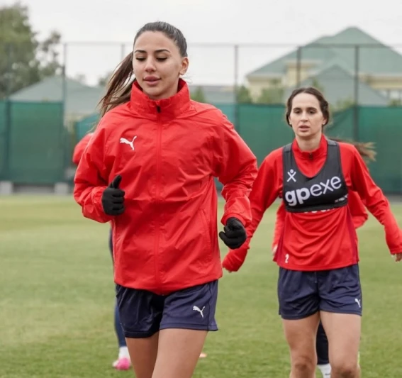 Подготовка женской сборной Азербайджана к матчам против Северной Македонии и Венгрии