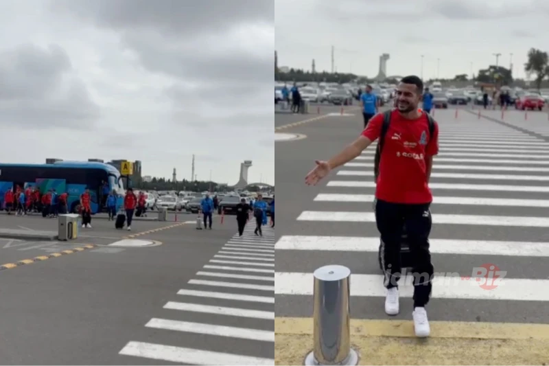 Milli komandamız Fransa matçı üçün Parisə yola düşdü