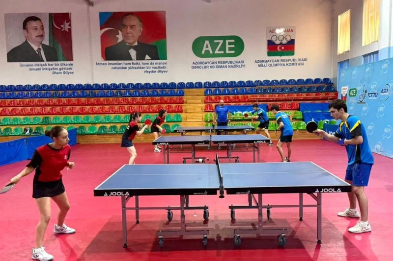 Our Table Tennis Players Will Compete in the Islamic Solidarity Games - PHOTO Our Table Tennis Players Will Compete in the Islamic Solidarity Games - PHOTO