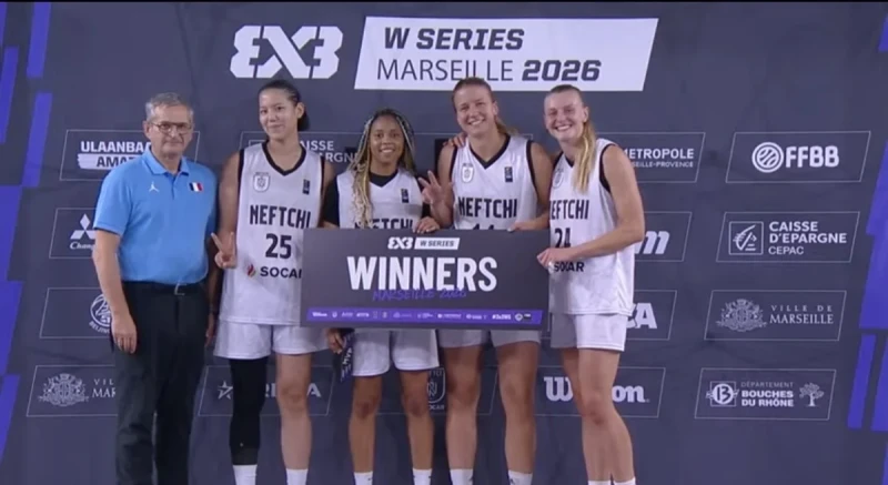 Neftçi 3x3 basketbol komandası Dünya Qadın Seriyasının Marsel mərhələsində çempion olub