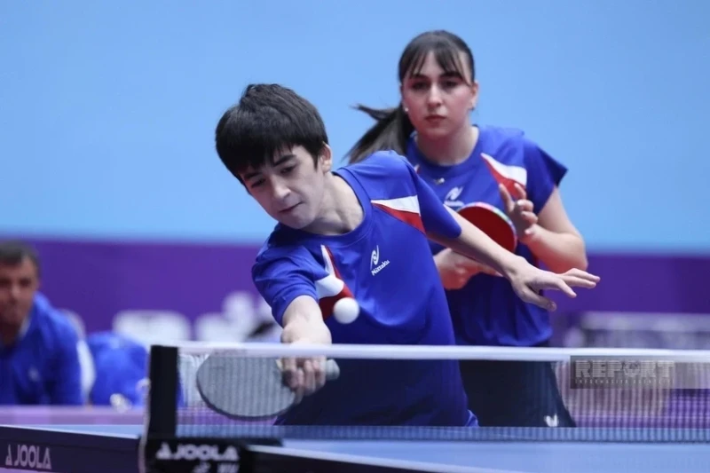 Azərbaycan stolüstü tennisçiləri MDB Oyunlarının yarımfinalında məğlub oldu