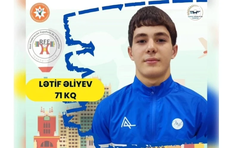 Lətif Əliyev Avropa birinciliyində qızıl və gümüş medal qazanıb