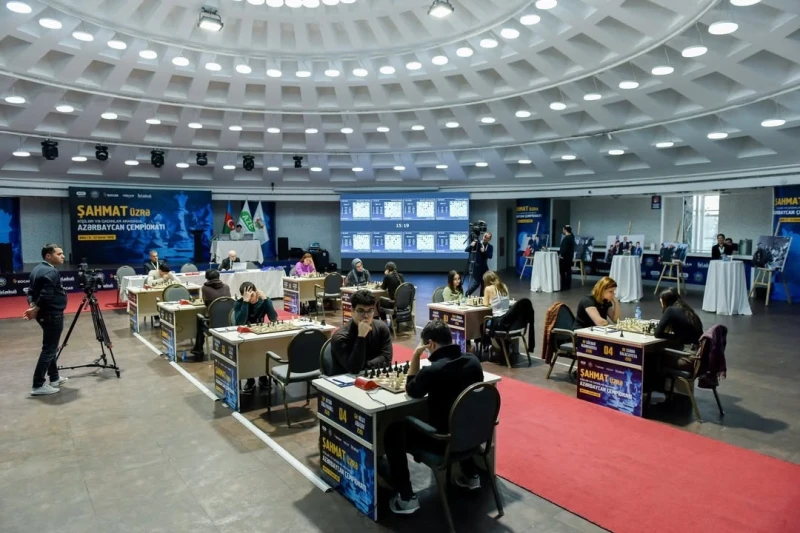 Şehriyar Memmedyarov, Ulviyya Fataliyeva ve Ayan Allahverdiyeva Satranç Şampiyonası Yarı Finalinde