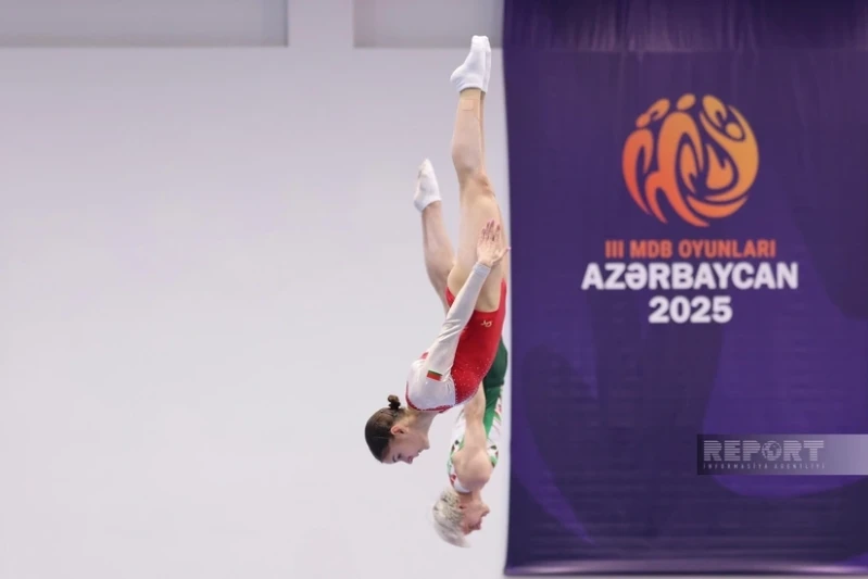 III MDB Oyunları: Azərbaycan Gimnastları Sinxron Proqramda Finalda