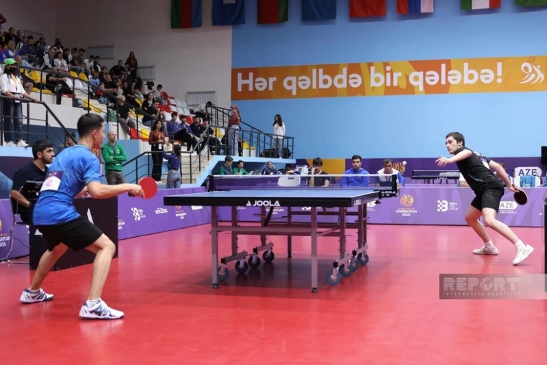 III. CIS Oyunları: Gebele'de masa tenisi finalleri ve futbol müsabakaları başlıyor