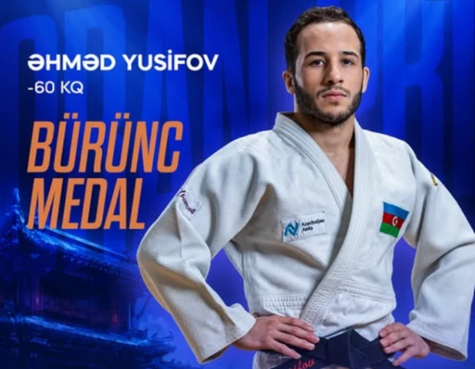Azərbaycan cüdoçu Çin Qran-Prisində bürünc medal qazandı