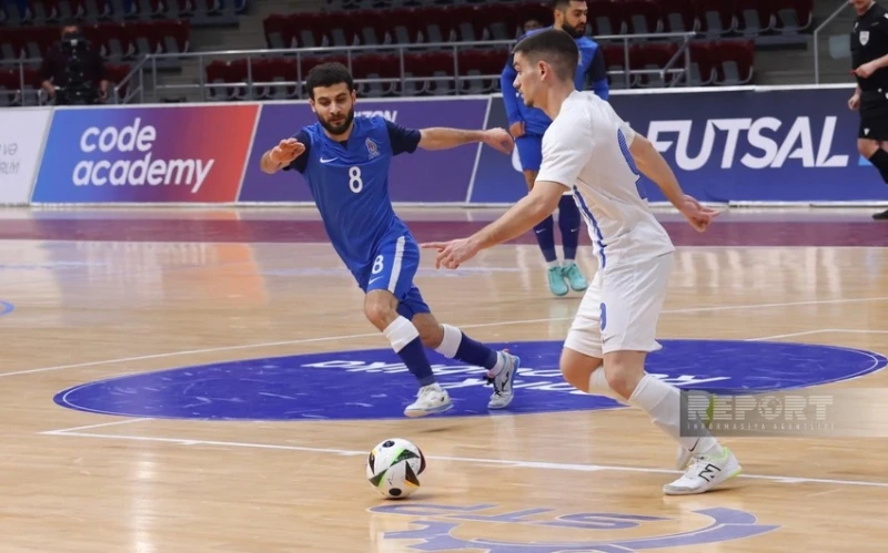 Futzal üzrə Azərbaycan millisi Avropa çempionatının əsas mərhələsində Yunanıstanla bərabərə qalıb