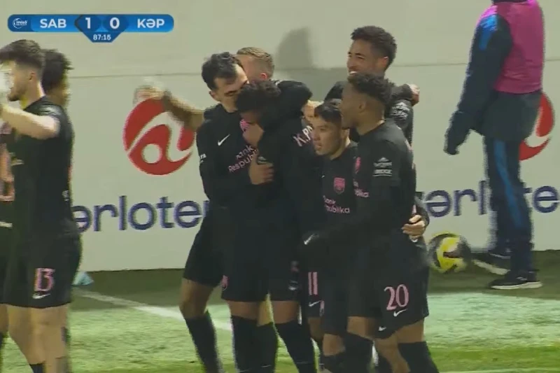 Sabah Kəpəzi minimal hesabla məğlub etdi və liderliyini möhkəmləndirdi - YENİLƏNİB + VİDEO