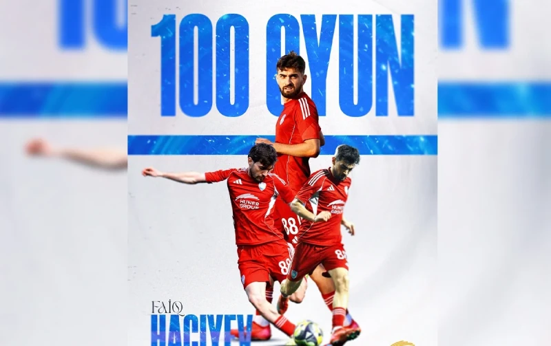 Faiq Hacıyev Turan Tovuzda Premyer Liqada 100-cü oyununu keçirib