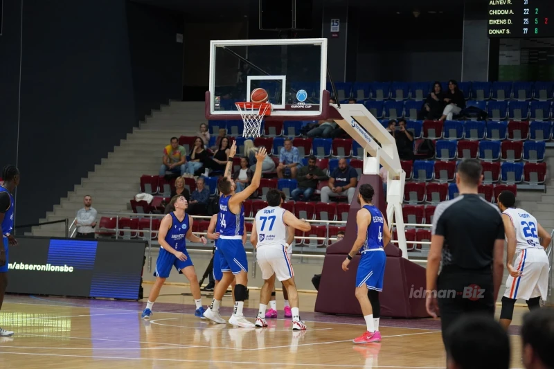 Abşeron Lions Avrupa Kupası'nda Anorthosisi Yendi