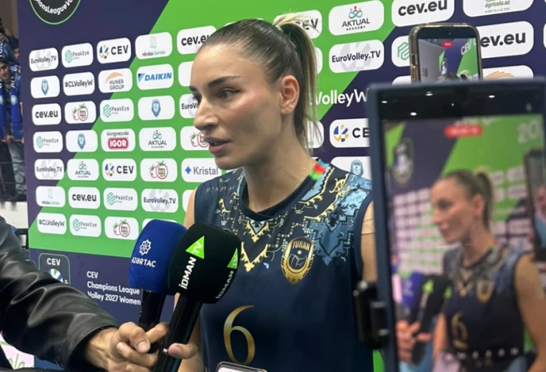 “Turan”ın voleybolçusu: “Qələbəyə sevinsək də, arxayınlaşmamalıyıq”