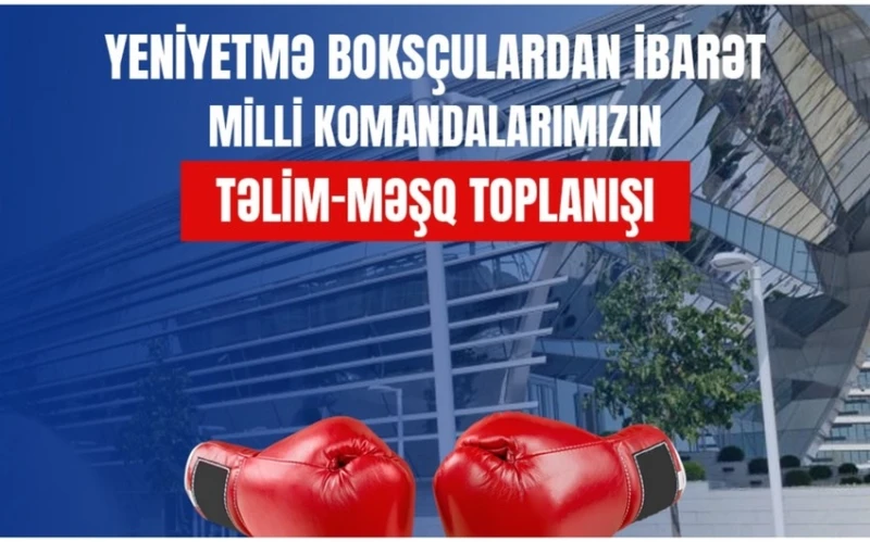 Genç boksörler Bakü'de III. BDT Oyunları'na hazırlanıyor