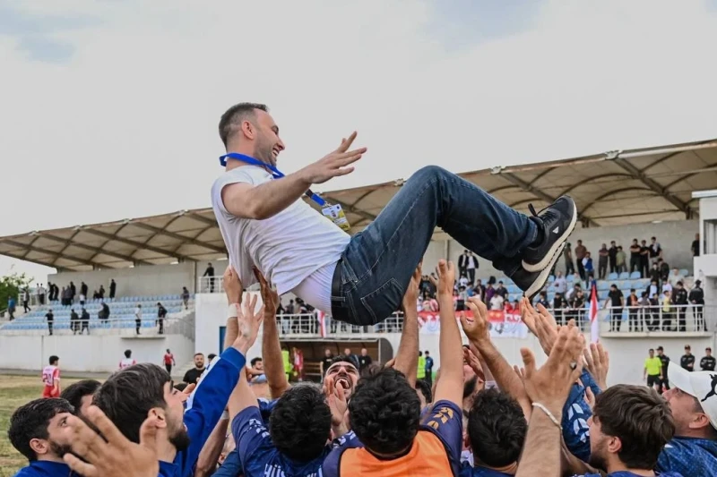 Xankəndi İkinci Liqanın çempionu oldu və Birinci Liqaya yüksəldi - FOTO
