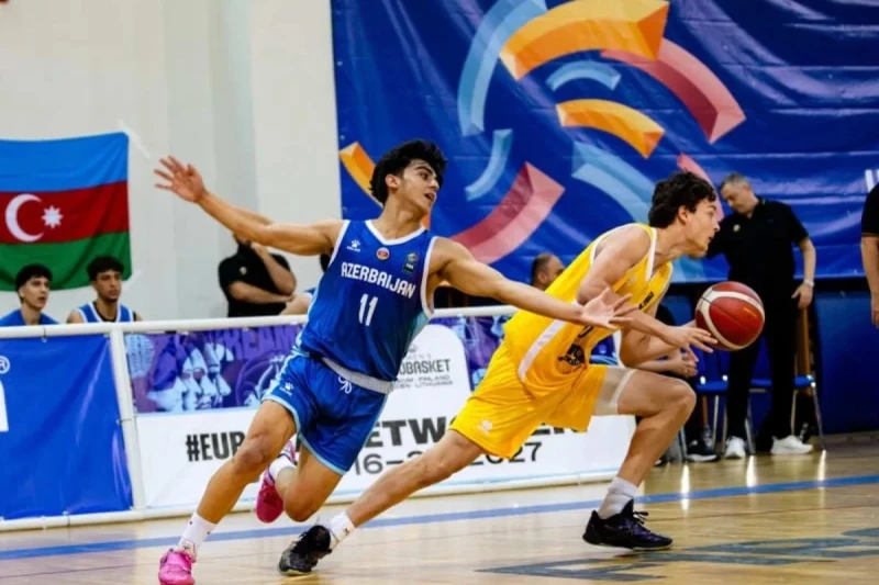 Azərbaycanın U-18 basketbol millisi Avropa çempionatının B divizionunda ilk qrup qələbəsini qazanıb