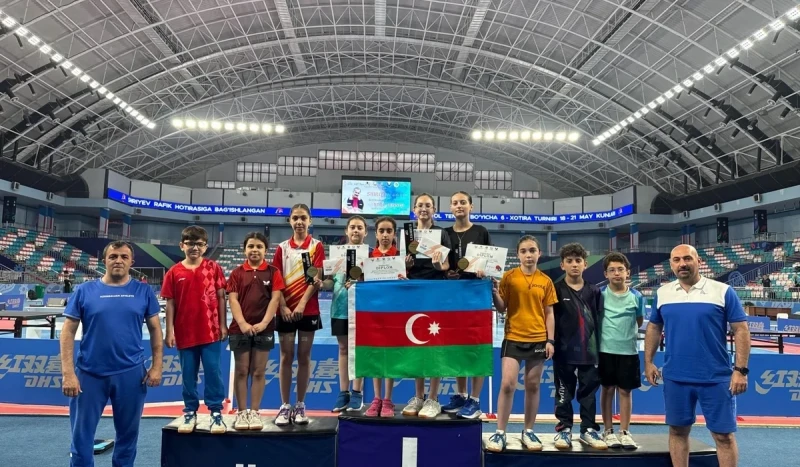 Azərbaycan stolüstü tennisçiləri Əndicanda 4 medal qazanıb