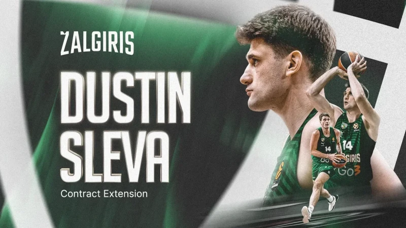 Dastin Sleva'nın Žalgiris ile Sözleşmesi 2028'e Kadar Uzatıldı