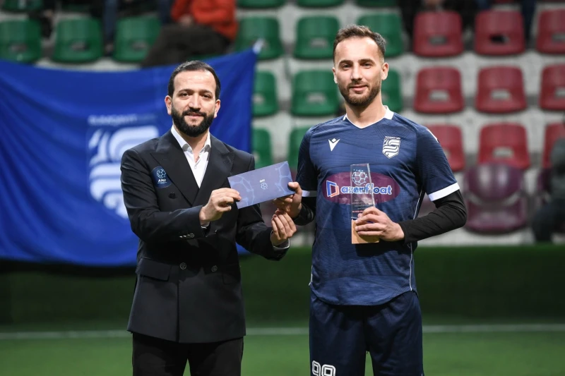 Mini futbolda Mart ayının en iyi golünün sahibi ve şampiyona yarışmasının galipleri ödüllendirildi - FOTO