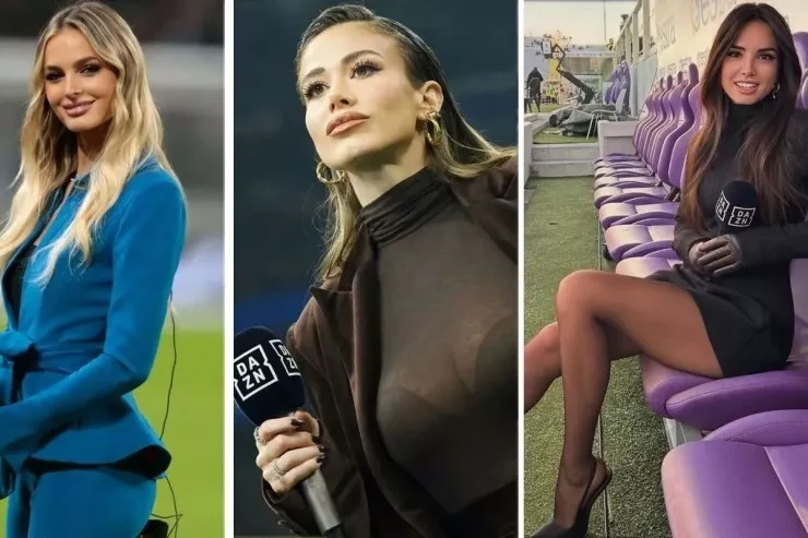 Italian female football reporters' appearance and professionalism have sparked debate