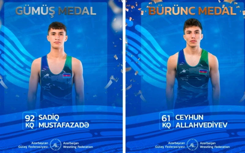 Azərbaycan güləşçiləri Bolqarıstanda keçirilən turnirdə iki medal qazanıb