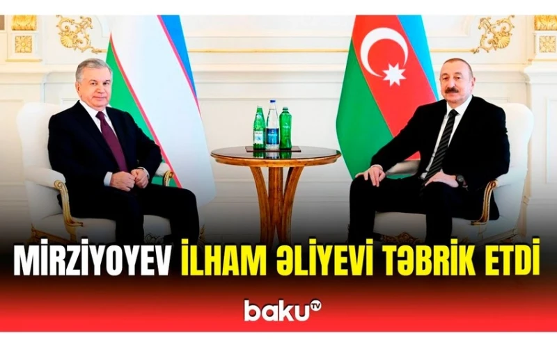 Şavkat Mirziyoyev İlham Əliyevi mini futbol üzrə dünya çempionluğu münasibətilə təbrik edib