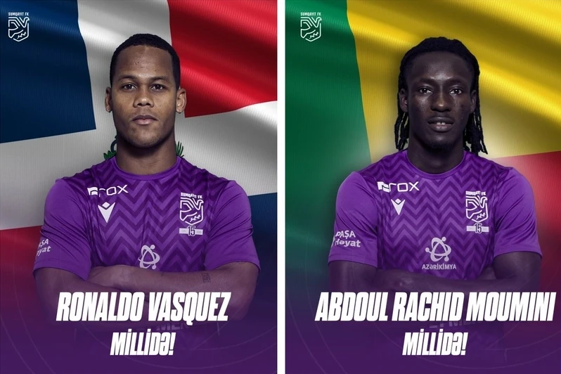 Sumqayıtın futbol&ccedil;uları Vaskez və Mumini milli komandalara dəvət alıblar