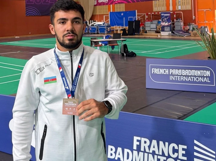 Azərbaycan parabadmintonçusu İbrahim Əliyev Polşada bürünc medal qazandı