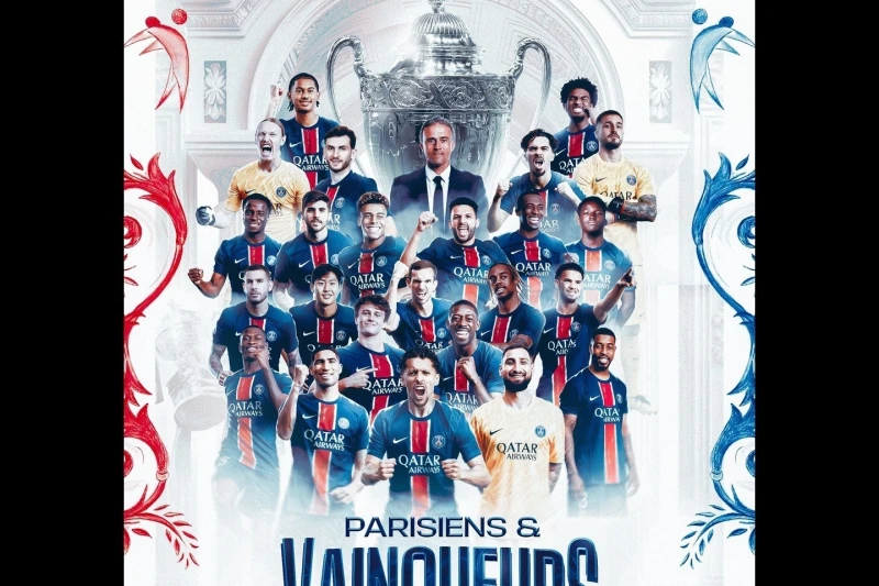 PSG completed the golden double