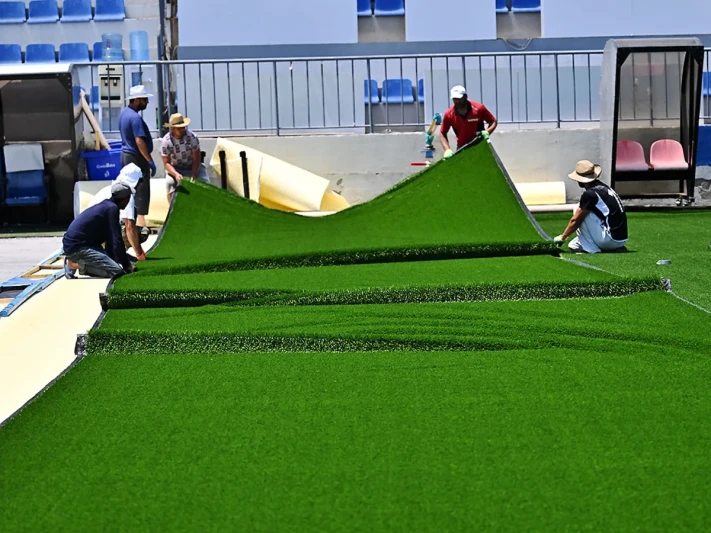 Bayıl stadionunda yenidənqurma işləri yekunlaşdırılır