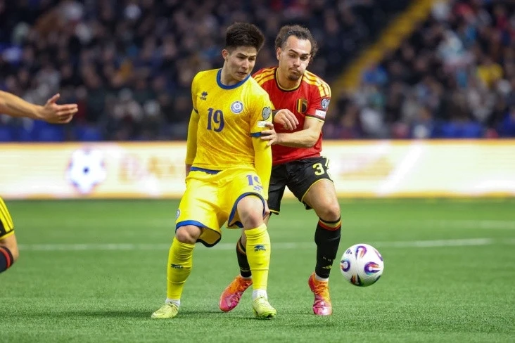 Дастан Сатпаев побил рекорд самого молодого игрока, забившего гол в истории сборной Казахстана