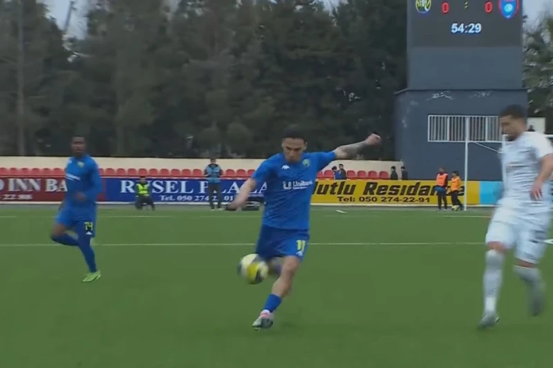 Кяпаз - Туран Товуз: Матч закончился вничью со счетом 1:1