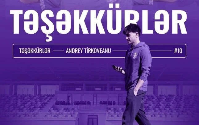 Şamaxı Andrey Tirkoveanu ilə yollarını ayırdı