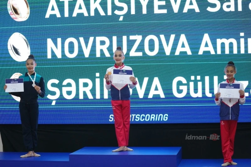 Bədii gimnastika üzrə ölkə çempionatında ikinci günə nəticələri