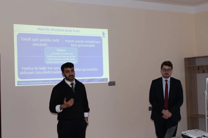 Karvan-Yevlax Held a Seminar Against Match-Fixing for U-14 and U-15 Teams