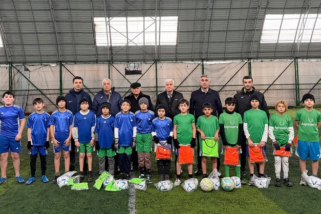 AFFA nümayəndələri Masallı, Biləsuvar və Salyan rayonlarının uşaq futbol məktəblərində olublar