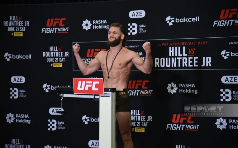Bakıdakı UFC Fight Night turnirinin çəkiölçmə mərasimi baş tutdu