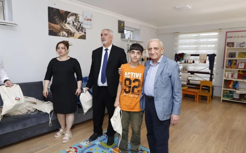 Azərbaycan Şahmat Federasiyası uşaq evinə baş çəkib