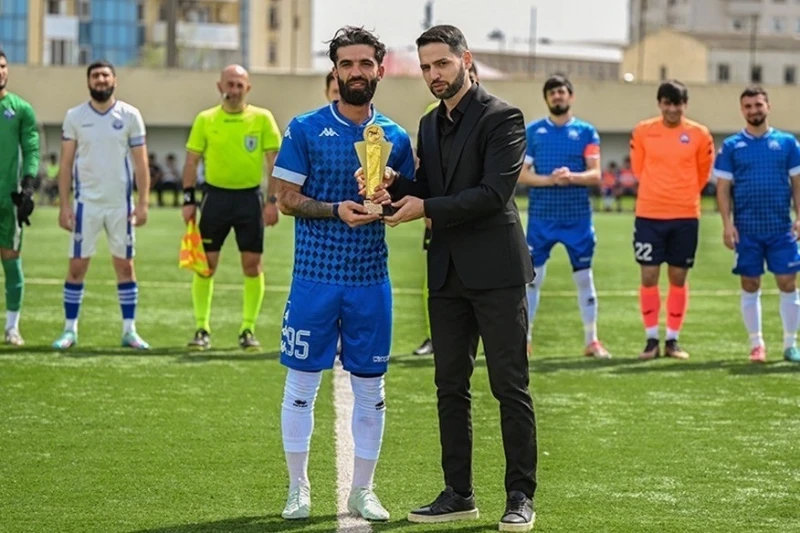 "Qusar" futbol klubunun oyunçusu mükafatlandırılıb