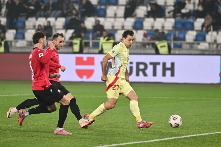 İspaniya Gürcüstanı darmadağın edərək DÇ-2026-nın seçmə mərhələsində liderliyə yüksəlib - VİDEO