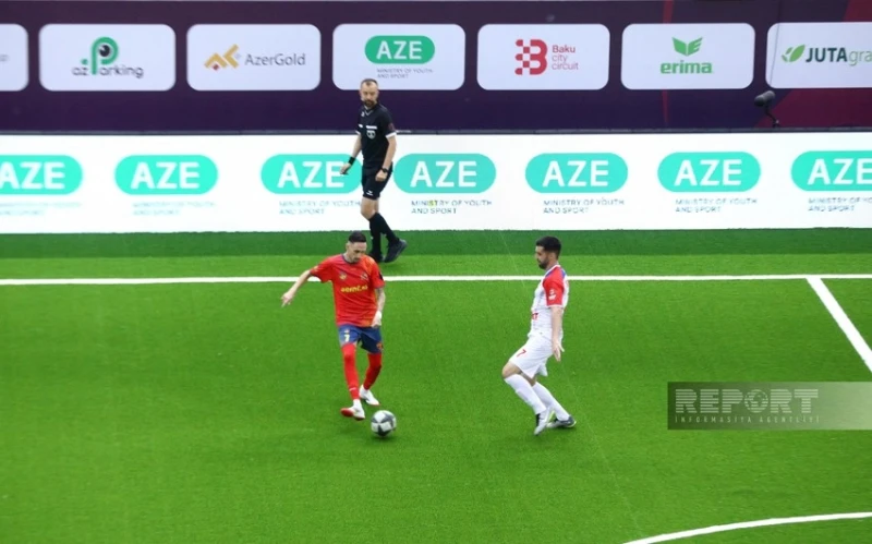 Bakıda mini-futbol üzrə dünya çempionatında İspaniya Serbiyadan böyük hesabla məğlub olub