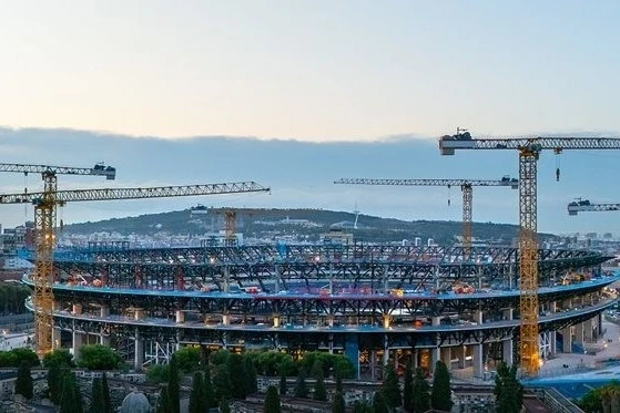 Barcelona may play its first match at the renovated Camp Nou against Real Sociedad