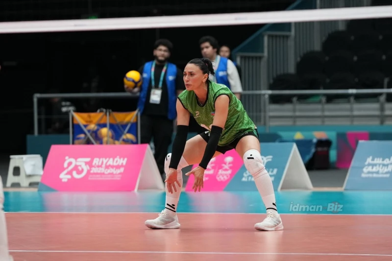 Azerbaijani female volleyball players lost to Turkey at the Islamic Solidarity Games